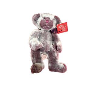 Russ Teddy Bear Plush Iris Purple Sparkle Stuffed Animal 11"